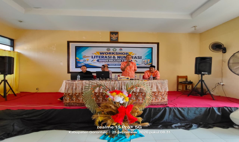 Workshop Literasi dan Numerasi Tahun 2026, SMK Negeri 2 Limboto Tingkatkan Kompetensi Pendidik