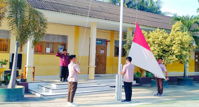 PERINGATAN HARI PATRIOTIK GORONTALO 23 JANUARI TAHUN 2024 DI SMKN 2 LIMBOTO