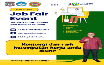 JOB FAIR EVENT SMK NEGERI 2 LIMBOTO TAHUN 2024