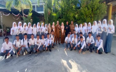 SMKN 2 LImboto Peringkat 3 Dalam Lomba Gerak Jalan HUT Indonesia Ke 78 ...