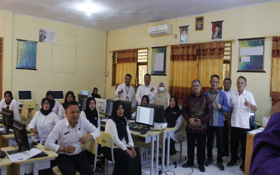 SMK Negeri 2 limboto menjadi TUK Ujian Seleksi Substansi Bakal Calon Kepala Sekolah Tahun 2025